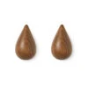 Normann Copenhagen Dropit Knob 2-pack Walnut