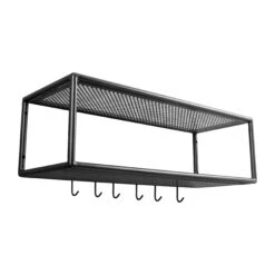 Hissö Hat Shelf With 6 Hooks