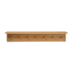 Ferm LIVING Place Rack Hooks And Shelf Oak