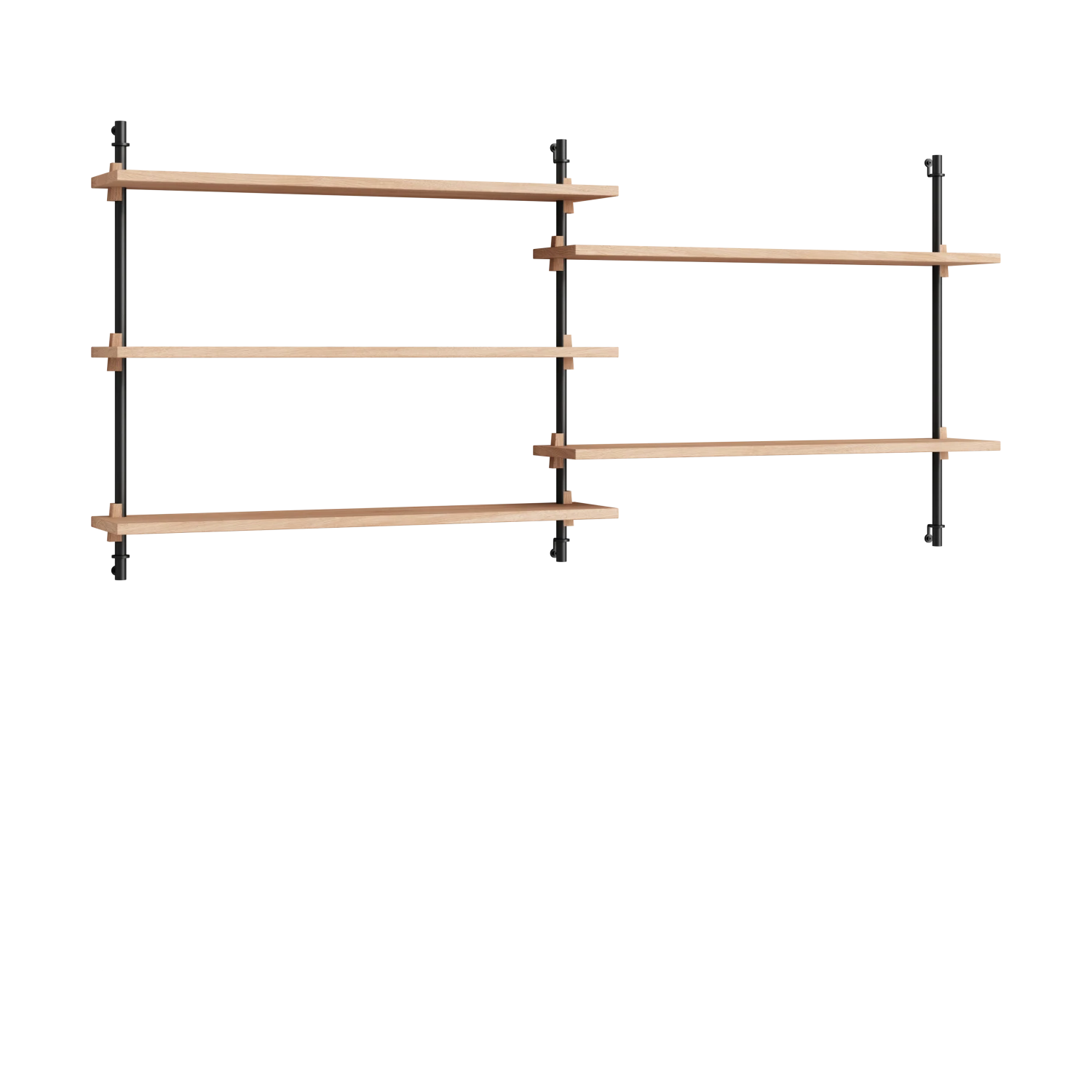 Moebe Wall Shelving Ws.65.2.B 3 Moebe Wall Shelving Ws.65.2.B