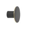 Ferm LIVING Flat Circle Knob Black-brass